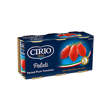 Rosii decojite Cirio 3x400g